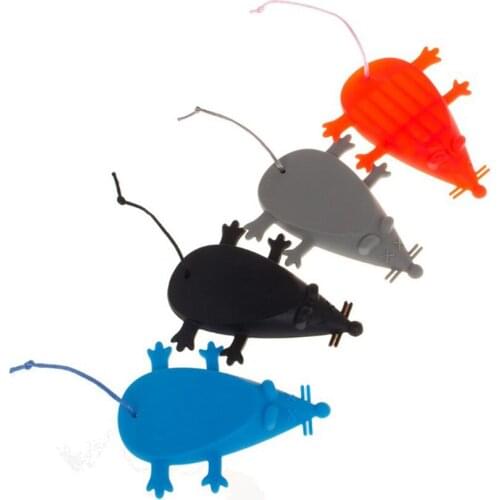 Cartoon Silicone Child Safety Locks Security Kids Protection Safe Lock Door Stops Creative Rat Mouse Door Stopper 12*10*1.5cm