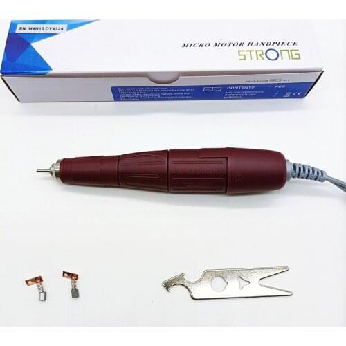 Micro motor Handpiece 102LN 45000RPM For Strong 210 90 204 207B Marathon Control Box Electric Manicure Drill Pen Manicure Handle