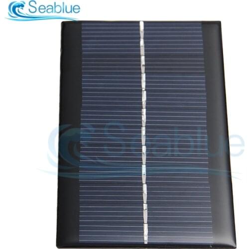 DC 6V 0.6W 1W 100mA Solar Panel Mini Solar System For DIY Battery Cell Phone Charger