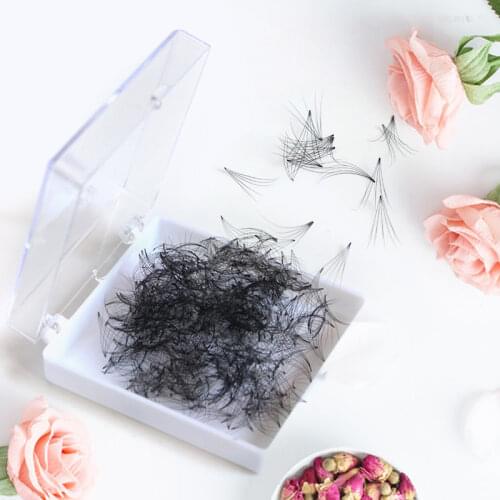 NEW 3D/5D/7D/10D Russian Volume Eyelashes Extension Short Stem Pre made Loose Fans Lashes C/D curl Mink Lash Eyelash