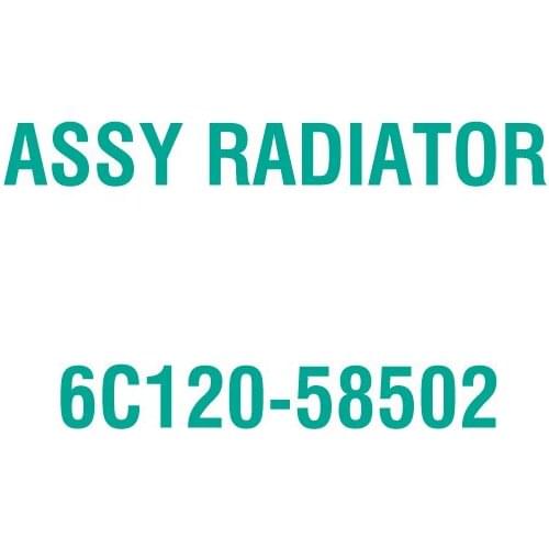 For Kubota 6C120-58502 ASSY RADIATOR