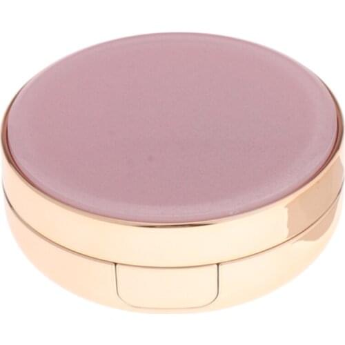 Pink Air Cushion Puff Case Container Cosmetic Concealer BB CC Cream Box