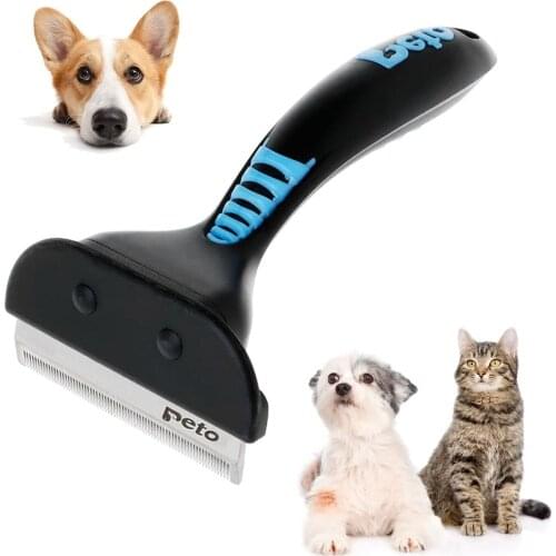 Pet hair remover brush Cat Dog Grooming Comb Hair Finishing trim removal dog brush tool Hair Cleaner For Dogs Cats Pet Supplies