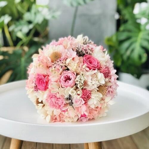 Wedding Bouquet For Bride Eternal Rose High Quality Artificial Flower Plant,Photographic Props Mariage Deco Accessories