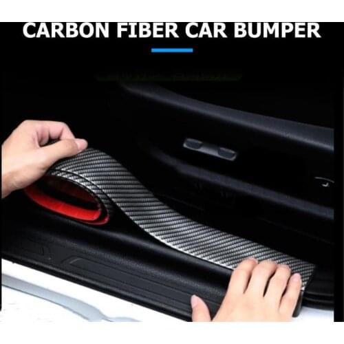 Universal Car Door Bumper Guard 2.5m Carbon Fiber Anti-collision Strip Sticker with Sufficient Durability and Toughness