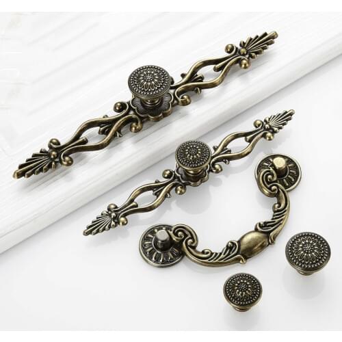 Vintage Door Handles Antique Knobs and Handles for Kitchen Cabinets Cupboard Handles Closet Handle Furniture Hardware