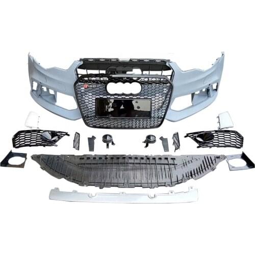 High quality Auto Body Kit For Audi A6 C7 RS6 Style Front Bumper With grill All Accessory 2012 2013 2014 2015