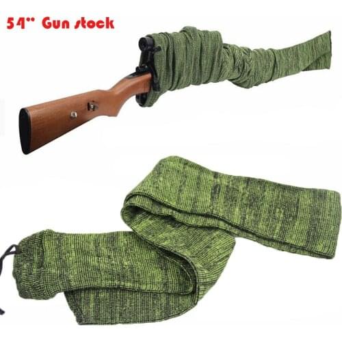 54" Gun Sock Polyester Silicone Treated Case Rifle Protection Cover Bag Tactical Rifle Gun Hunting Storage Sleeve