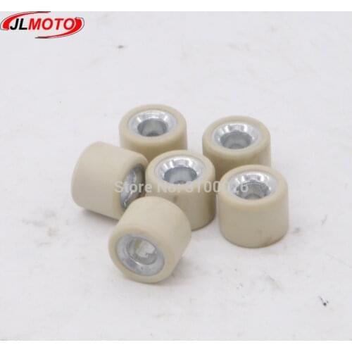 1Set/6pcs14g Clutch Variator Roller Driver Pulley Fit For 125cc 150cc 200cc CVT Engine Clutch Scooter Buggy ATV UTV Go Kart Part