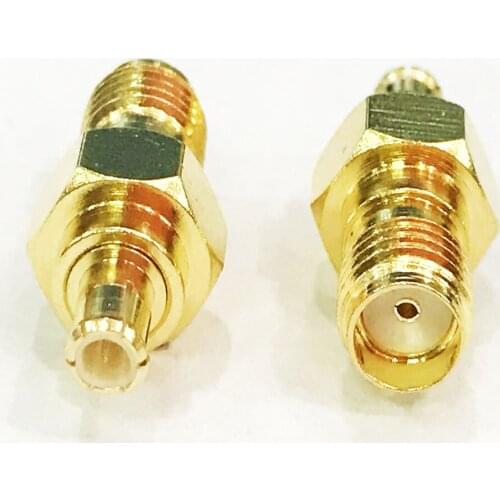 10pcs SMA female Jack to MCX Male Plug Straight Adapter Connector