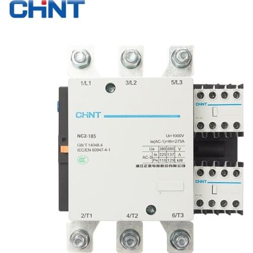 CHINT NC2-185 160A DC contactor 24V 36V 48V 110V 127V 220V 380V 415V