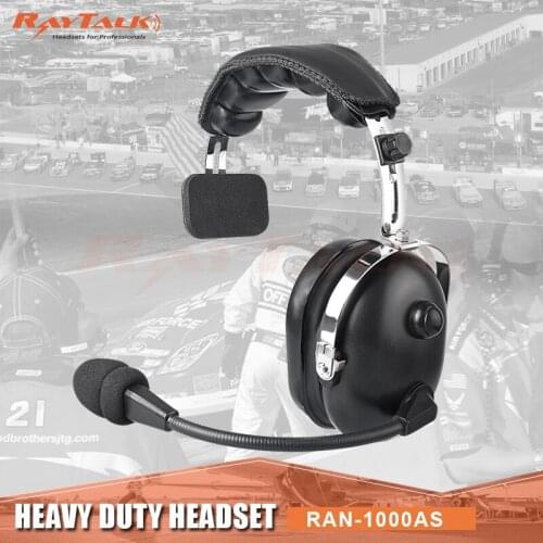 Two Way Radio headset with Noise Cancelling Electret Microphone RAN-1000AS for TK370G TK372 TK430 TK2100 TK2107