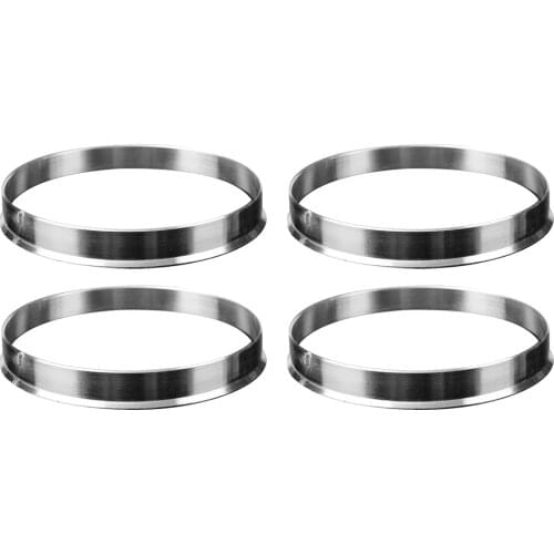 EDFY 4 x Universal Aluminum Hub Centric Ring Wheel Spacer Set 74.1mm O/D 72.6mm I/D