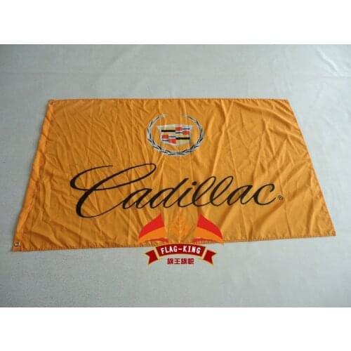 Cadillac racing club car flag,90*150CM polyster Cadillac baner