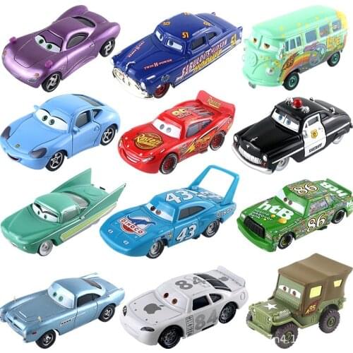 1:55 Disney Pixar Jackon Car Mcqueen Torm Ramirez Car Toy Die Cast Metal Alloy Model Toy Car 2 Child Toys Birthday Christma Gift