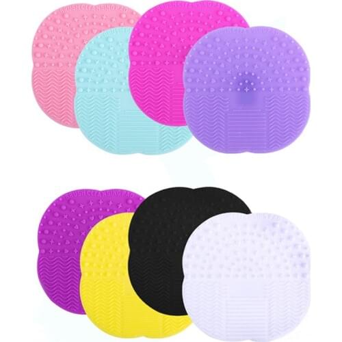 Professional 1pcs Silicone Brush Cleaning Mat Cosmetic Clean Tools For Makeup Eyes Face Brushes Make Up Brushs Cleanser Use