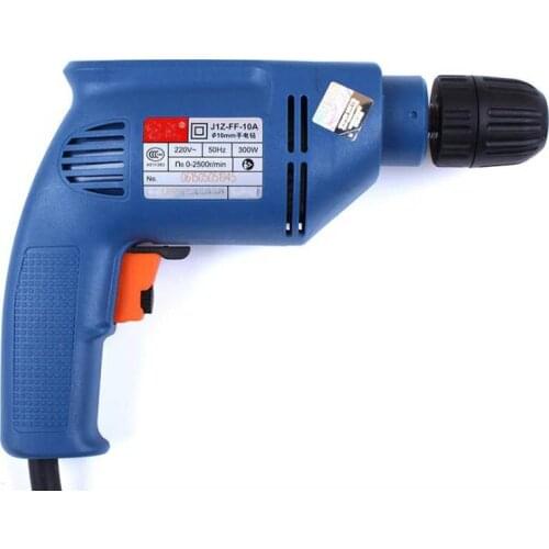 Hand drill J1Z-FF-10A hand drill 300W electric pistol drill 220V hand drill
