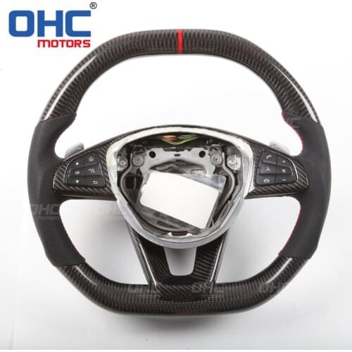 Real Carbon Fiber Steering Wheel for Mercedes Benz W205 W217 W463 C63 S63 CLS63 E63