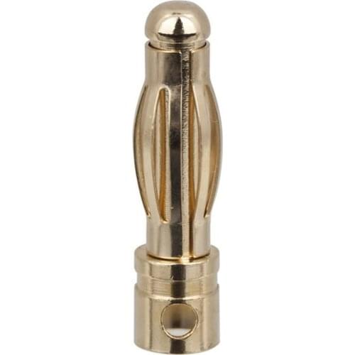1x 4.mm Male Banana gold Plug connectors For Battery ESC Motor