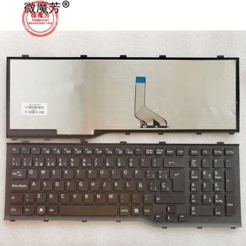 SP Keyboard For Fujitsu Lifebook AH532 A532 N532 NH532 With Frame Laptop Keyboard MP-11L63SU-D85 CP569151-01 new