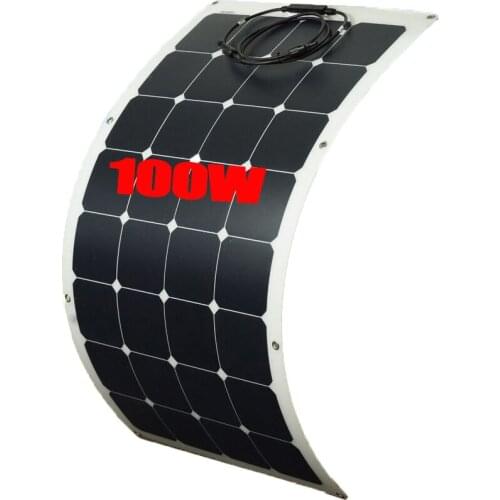 Super Solar panel 100W SunPower 36PCS cell ,For 12V battery charger