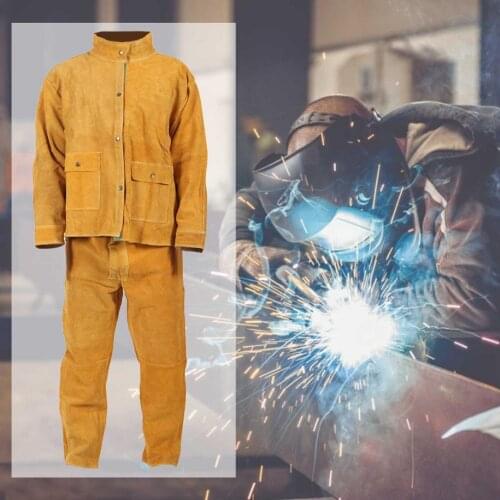 Welding Suit Splash-proof Heat-resistant Clothing for Male