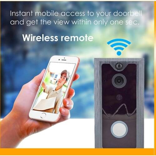 Smart Home Security Building Voice Visual Intercom Wireless Wifi Mobile Phone App Remote Video Monitoring Doorbell