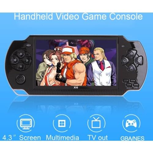 Retro Video Game 4.3 Inch Portable High Definition Handheld Game Machine 10,000 Free Games Best Gift for Child Nostalgic Player