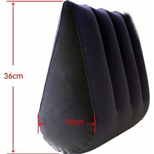 Sex Pillow Magic Triangle Pillow Versatile Inflatable Cushion Toys Adult Sex Furniture Sex Toys For Couples