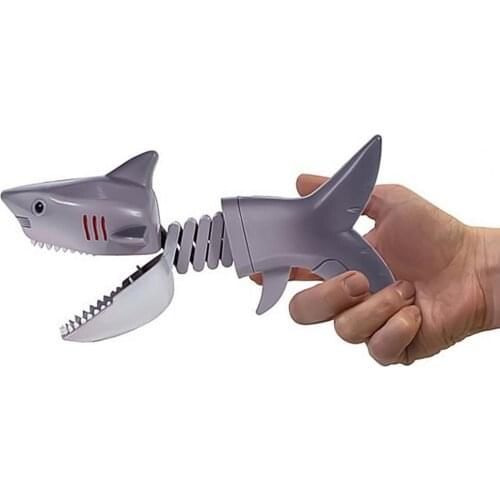 Funny Telescopic Shark Model Children Decompression Gift Prank Prop Trick Toy