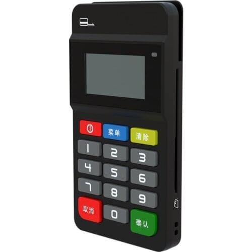Encrypted Mobile Magnetic and EMV IC Chip Smart Card Reader with pinpad