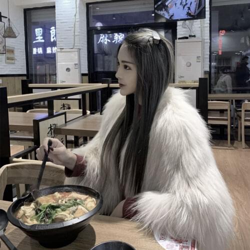 Jacket Women Faux Fur Coat Womens Short Baggy Coat Womens Top Veste Femme