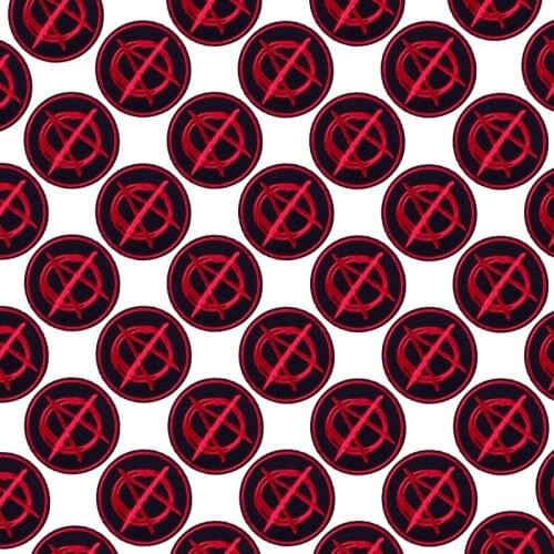 10 PCS Rock Embroidered Patches For Clothing Thermoadhesive Patches Punk Patch Stickers Iron on Patches On Clothes Applique