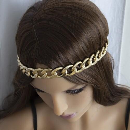 2019 MAA-OE Newest Hair Bohemia Golden Thick Chain Headband Hairwear Hair Best Women Party Girl Accessories Wholesale