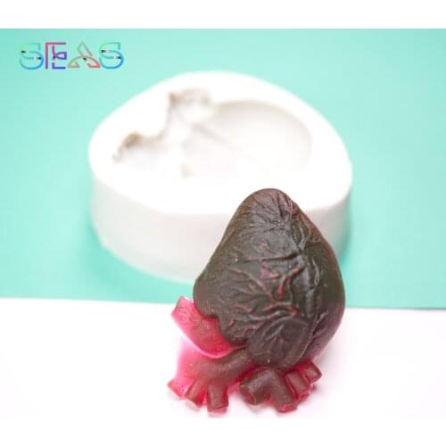 3D Heart Silicone Mold Baking Accessories DIY Biscuit Mould Sugar Craft Chocolate Cutter Mould Fondant Cake Decorating Tool