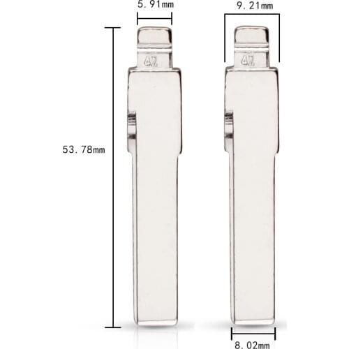 #42 Metal Car Key Blade for KD VVDI JMD Remote key for Zhonghua