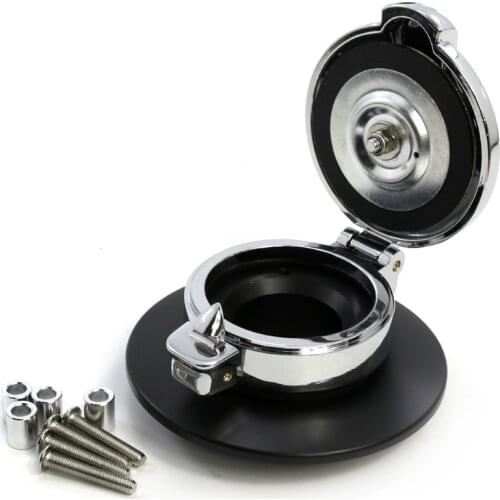 Motorcycle Aluminum Classic Scrambler Fuel Tank Filler Cap Gas Oil Tank Cover Lock For 2014-2019 BMW R NINE T R9T