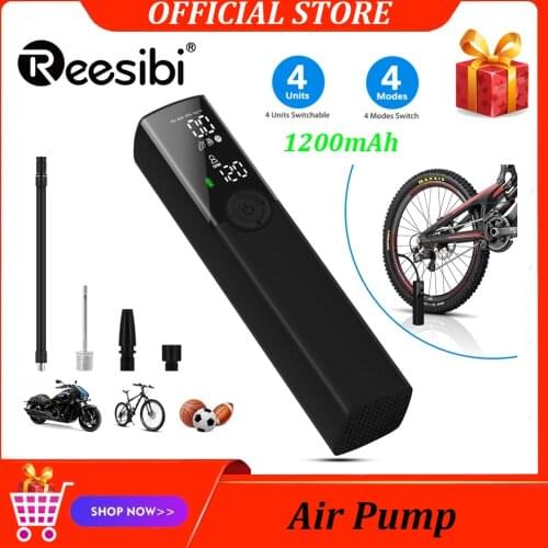 12V 120PSI Air Pump Tire Inflator Air Compressor Smart Cordless Digital Car Tyre Pump for Car Bicycle Tires Balls Rechargeable