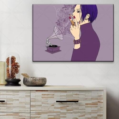 Girl room bedroom NANA Anime Posters Paper Prints High Definition Clear Image Living Room Bedroom Bar Decoration Home