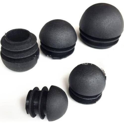Diameter 16 19 22 25 32mm semi-spherical ball plug round pipe inner plastic plug x20