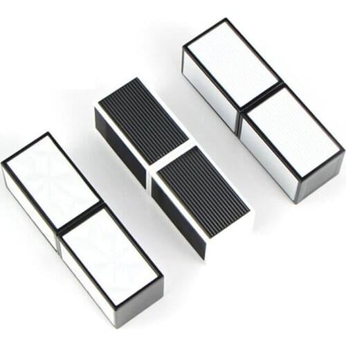 Exquisite Personality Black And White Lipstick Tube DIY High Quality Lip Gloss Tube 50pcs/lot Refillable Lip Balm Container