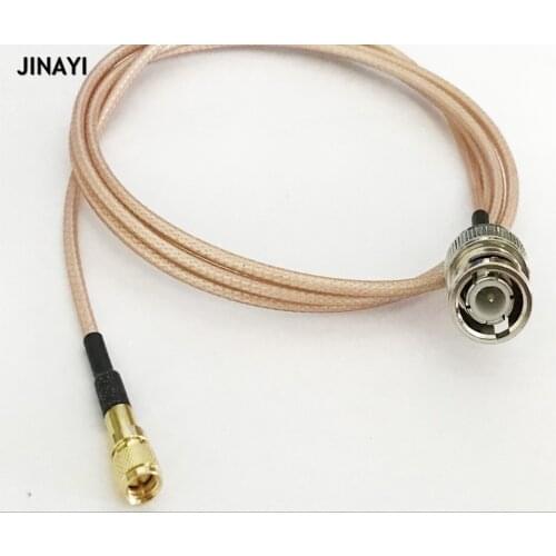 RG316 Microdot Compatible M5 Male to BNC Male 10-32 UNF Vibration Acceleration Sensor Test Cable 1/2/3/5/10M