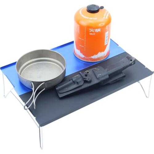 Compact Folding Side Camping Table Detachable and Combinable Portable Communal Dining Table Suitable for Picnic Trips