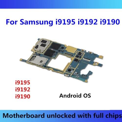 Logic Board For Samsung Galaxy S4 Mini I9195 I9192 I9190 Motherboard With Chip Mainboard S4 Motherboard Android Updat