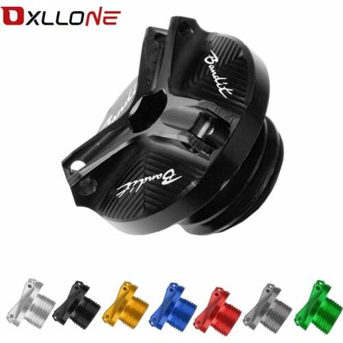 Motorcycle Accessories Aluminum Motorbike Engine Oil Cup Plug Sump Cap Cover Engine Moto For SUZUKI BANDIT 1200 1250 1250S