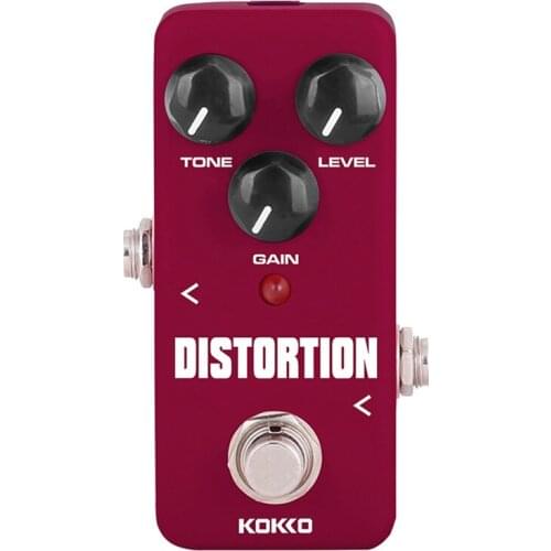 New KOKKO Distortion Guitar Pedal, Mini Effect Pedal Processor of Classic Distortion Tone Effect Universal for Guitar and Bass