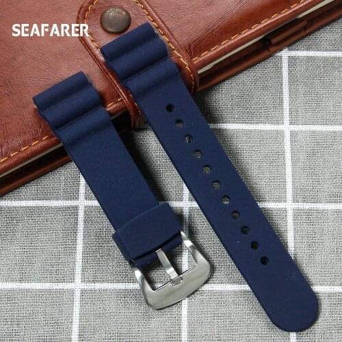 Silicone Rubber Strap Replaces Seiko Prospex 007 Abalone Spring Drive SPR777j1 PROSP SNE545 547 537 541 535 Strap 22mm