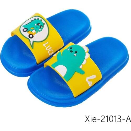 Flip-flops Girl Childrens Slippers for Boys Girls Slippers PVC Soft Non-slip 2021 Beach Sandals Kids Home Bathroom Flip Flops