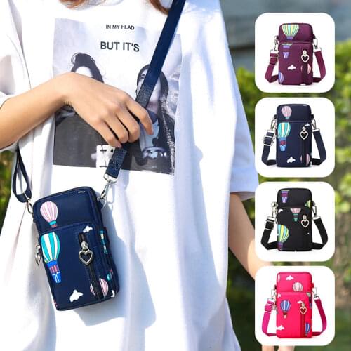 Women Bag Crossbody Shoulder Strap Messenger Bags Multi Card Coin Wallet Handbag Purses Pouch for women Mini Mobile Phone Bag