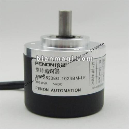 Spot TEP-S5208G-1024BM-L5 rotary encoder 1024 pulses diameter 8mm